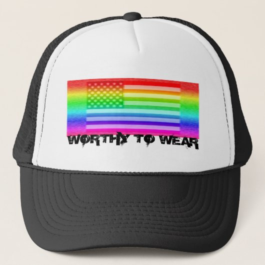 Casquette Drapeau Arc-En-Ciel - À Porter (Devant)