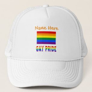Casquette Drapeau arc-en-ciel de la fierté gay Cadeau d'iden