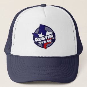 Casquette Drapeau Austin Texas casque de camionneur