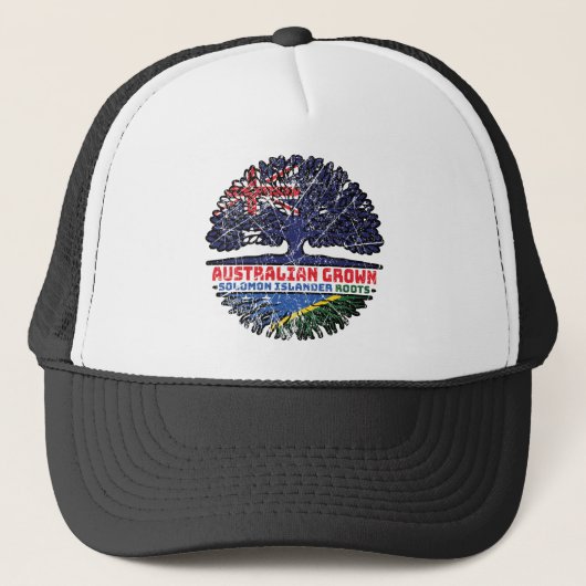 Casquette Drapeau australien de l'île Salomon (Devant)