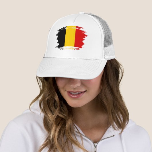 Casquette Drapeau Belgique (En situation)