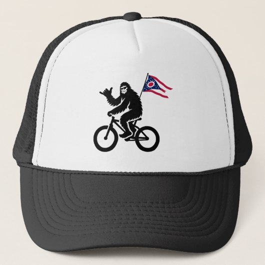 Casquette Drapeau Bigfoot Cycling Ohio (Devant)
