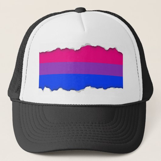 Casquette Drapeau bisexuel de fierté (Devant)
