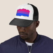 Casquette Drapeau bisexuel de fierté (En situation)