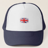 Casquette drapeau bleu et rouge d'Angleterre (Devant)