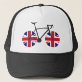 Casquette Drapeau britannique à vélo (Devant)