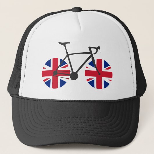 Casquette Drapeau britannique à vélo (Devant)