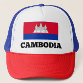 Casquette Drapeau cambodgien (Devant)