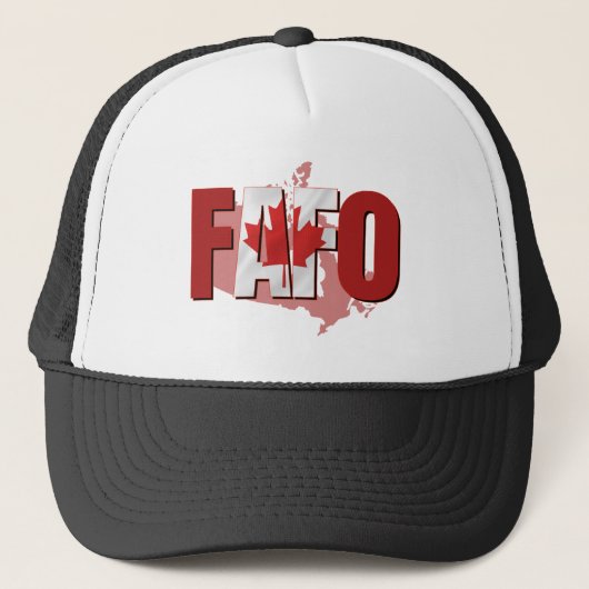 Casquette Drapeau canadien FAFO (Devant)