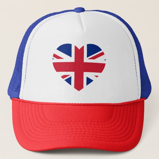 Casquette Drapeau cardiaque Union Jack (Devant)