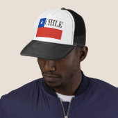 Casquette Drapeau chilien patriotique (En situation)