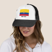 Casquette Drapeau colombien (En situation)