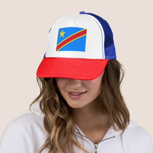 Casquette Drapeau Congo Kinshasa (En situation)