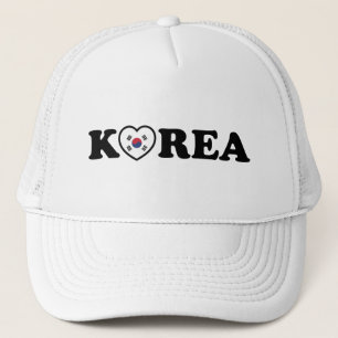 Casquette Drapeau coréen Love Heart