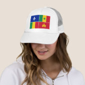 Casquette drapeau créole de Louisiane (En situation)