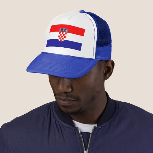 Casquette Drapeau croate (En situation)