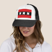 Casquette Drapeau d'Amsterdam (En situation)