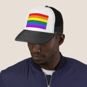 Casquette Drapeau d'arc-en-ciel (En situation)