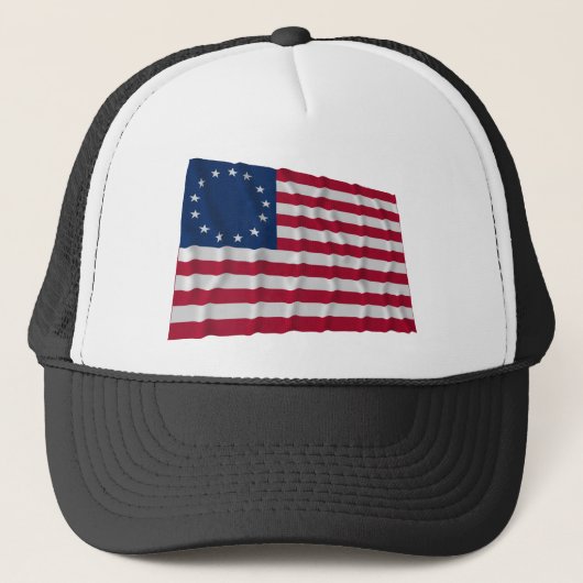 Casquette drapeau de 13 étoiles, motif de Betsy Ross (Devant)