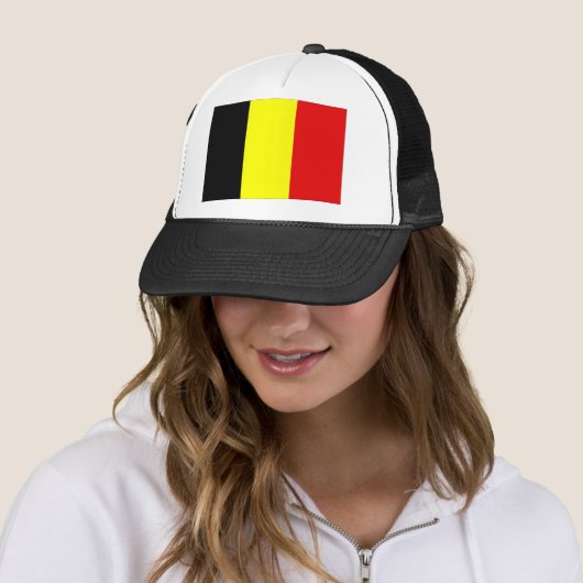 Casquette Drapeau de Belgique (En situation)