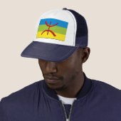 Casquette drapeau de Berbere ou d'Amazigh (En situation)