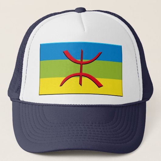 Casquette drapeau de Berbere ou d'Amazigh (Devant)
