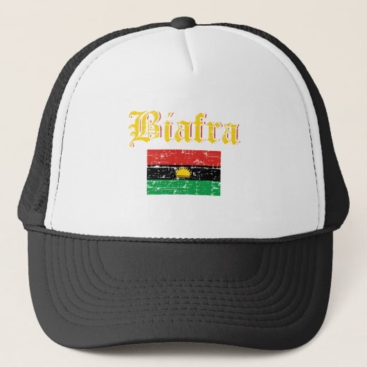 Casquette Drapeau de Biafra (Devant)