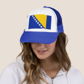 Casquette Drapeau de Bosnie-Herzégovine (En situation)