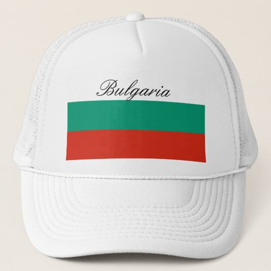 Casquette Drapeau de Bulgarie ou de Bulgarie (Devant)