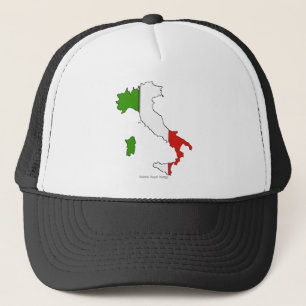 Casquette Drapeau de carte Italie