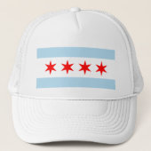 Casquette Drapeau de Chicago (Devant)