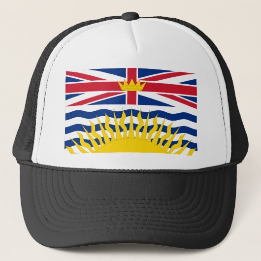 Casquette Drapeau de Colombie-Britannique, Canada (Devant)