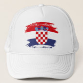 Casquette Drapeau de Croatie (Devant)
