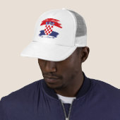 Casquette Drapeau de Croatie (En situation)