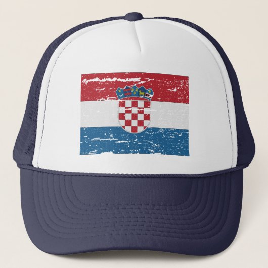 CASQUETTE DRAPEAU DE CROATIE (Devant)