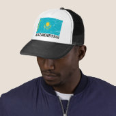 Casquette Drapeau de cru de Kazakhstan (En situation)
