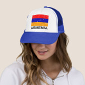 Casquette Drapeau de cru de l'Arménie (En situation)