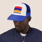 Casquette Drapeau de cru de l'Arménie (En situation)