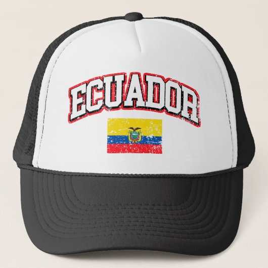 Casquette Drapeau de cru de l'Equateur (Devant)