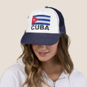 Casquette Drapeau de cru du Cuba (En situation)