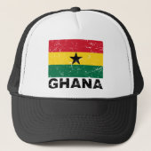 Casquette Drapeau de cru du Ghana (Devant)