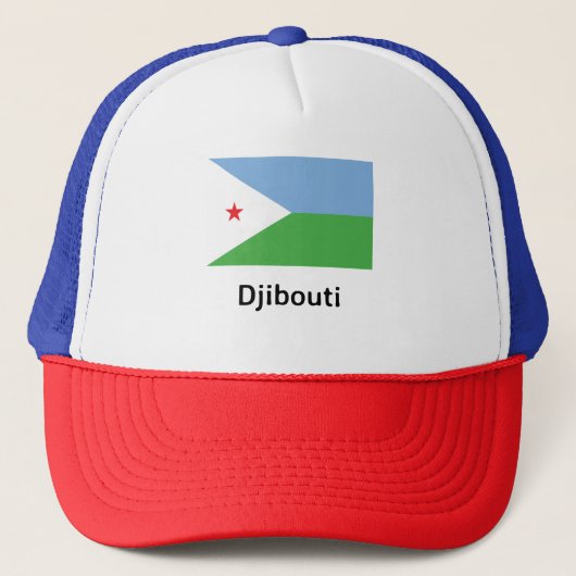 Casquette Drapeau de Djibouti (Devant)