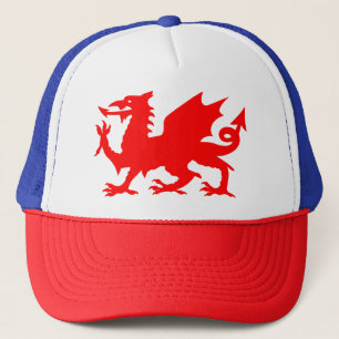 Casquette Drapeau de dragon gallois, Drapeau de dragon gallo