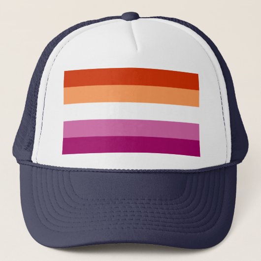 Casquette Drapeau de fierté lesbienne LGBTQ (Devant)