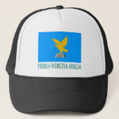 Casquette Drapeau de Friuli-Venezia Giulia avec le nom (Devant)