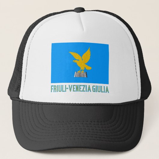 Casquette Drapeau de Friuli-Venezia Giulia avec le nom (Devant)