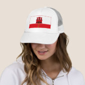 Casquette Drapeau de Gibraltar (En situation)