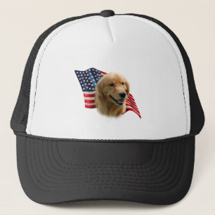 Casquette Drapeau de golden retriever
