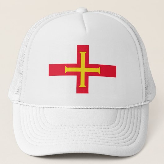 Casquette Drapeau de Guernesey (Devant)