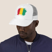Casquette Drapeau de Guinée (En situation)